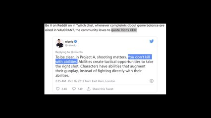 Valorant: La comunidad le recuerda a Riot la promesa incumplida del juego con un divertido montaje