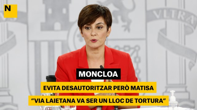 Moncloa evita desautoritzar però matisa: Via Laietana va ser un lloc de tortura