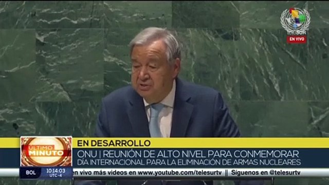 “Eliminar el riesgo nuclear es eliminar las armas de destrucción masiva”