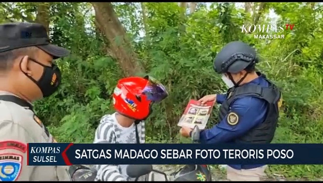 Satgas Madago Sebar Foto Teroris Poso