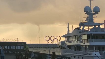 Rusya'nın Soçi kentinde hortum