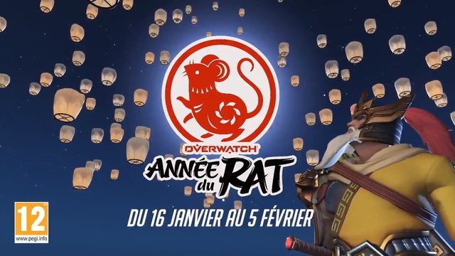 Overwatch : le nouvel événement de l'Année du Rat a commencé, skins, défis, modes de jeu