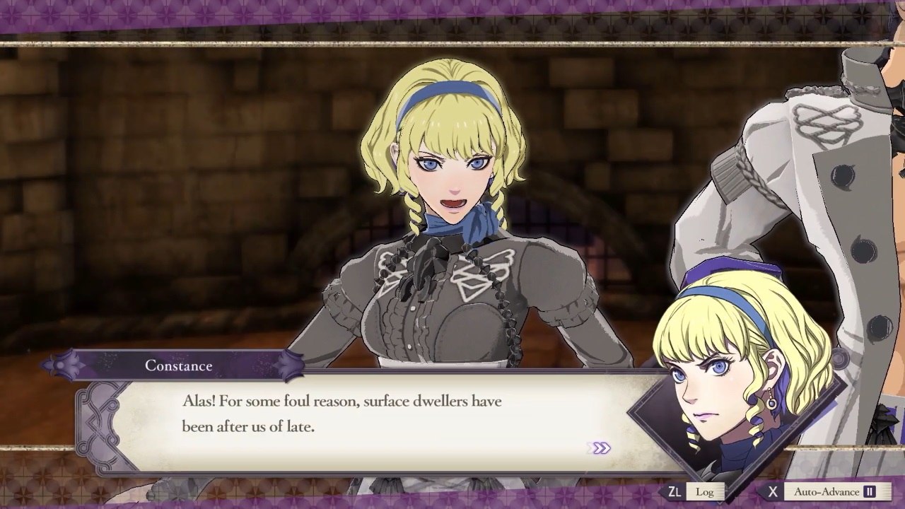 FE3H : Constance, personnage, loups de cendre, ombres embrasées