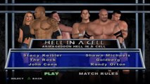 HCTP Stacy Keibler(ovr 100) vs The Rock vs John Cena vs Shawn Michaels vs Goldberg vs Randy Orton