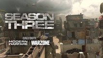 Call of Duty Modern Warfare Warzone : trailer de la saison 3, maj heure de sortie et roadmap