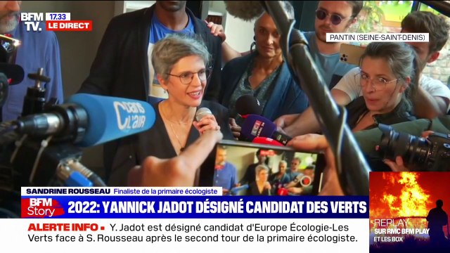 Sandrine Rousseau (EELV): Cette campagne présidentielle ne pourra plus être la même après notre campagne des primaires et c'est déjà une première victoire