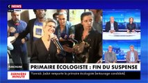 Yannick Jadot remporte la primaire écologiste face à Sandrine Rousseau avec 51,03% des voix - Il sera le candidat des Verts à la présidentielle 2022