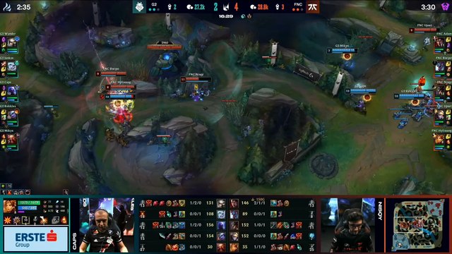 LoL: Fnatic condena a G2 Esports a la peor temporada de su historia y estará en los Worlds 2021