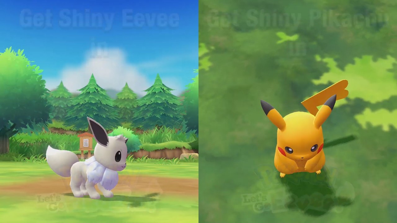 Pokemon Pass, Pikachu et Evoli shiny