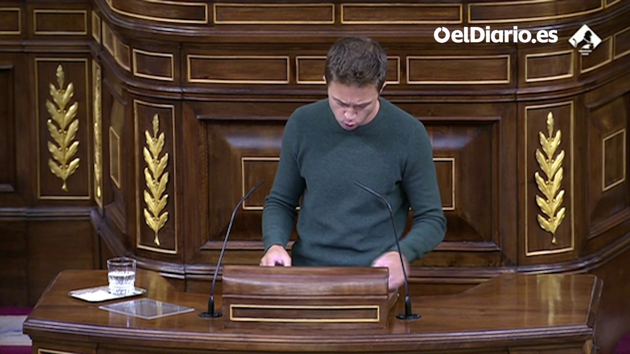 Errejón ante la propuesta de Vox contra los okupas: "Ustedes son fuertes con los débiles y débiles con los fuertes"