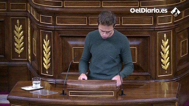 Errejón ante la propuesta de Vox contra los okupas: Ustedes son fuertes con los débiles y débiles con los fuertes