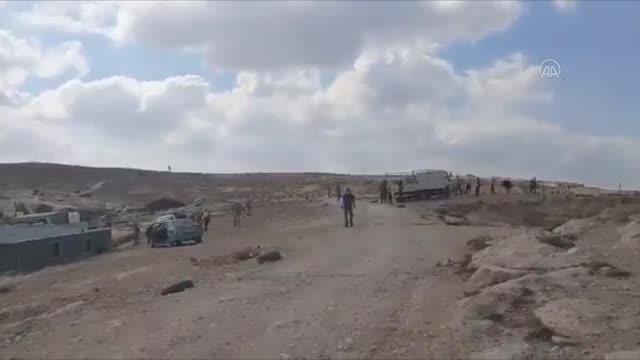 EL HALİL- Yahudi yerleşimciler Batı Şeria'da Filistinlilere saldırdı