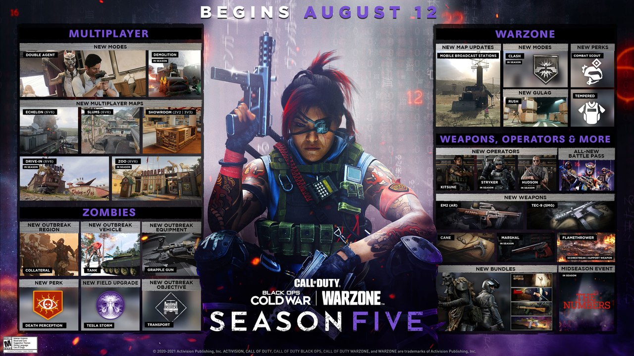 Warzone y Black Ops Cold War Temporada 5: Fecha oficial y todas las novedades para Call of Duty