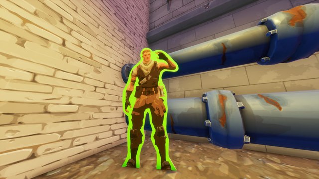 Fortnite : trouver Jonesy caché derrière une clôture, défi virée urbaine