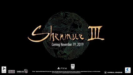 E3 2019 : Shenmue 3 exclusif Epic Game Store, trailer