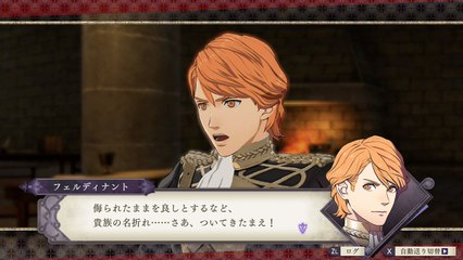 Fire Emblem Three houses : Ferdinand von Aegir, élève, infos