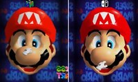 Super Mario 64 Switch comparaison avec la version Nintendo 64