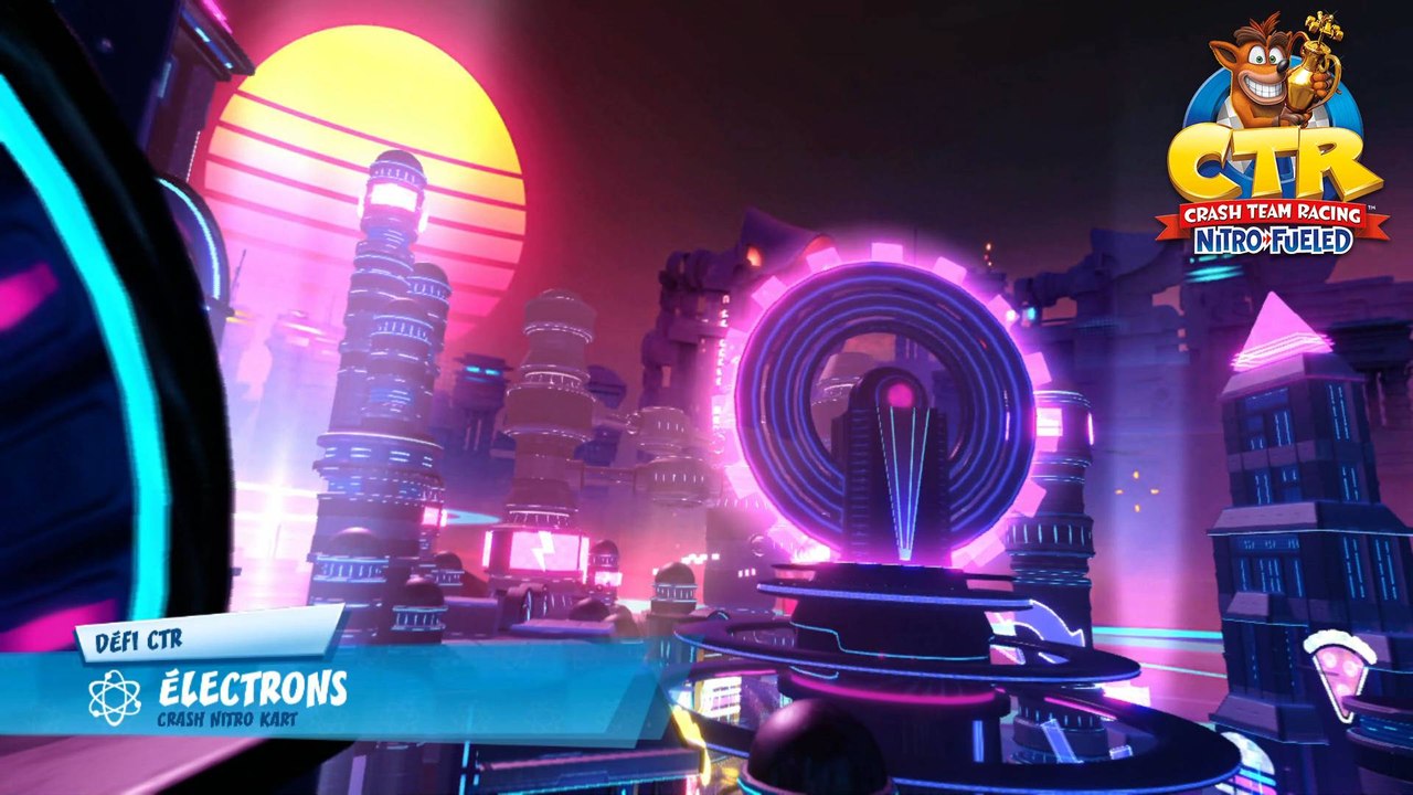 Défi lettres CTR - Électrons : guide Crash Team Racing Nitro-Fueled