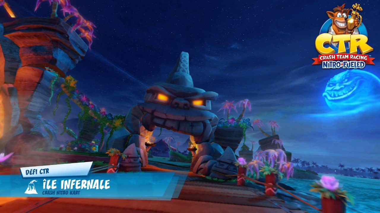 Défi lettres CTR - Île Infernale : guide Crash Team Racing Nitro-Fueled