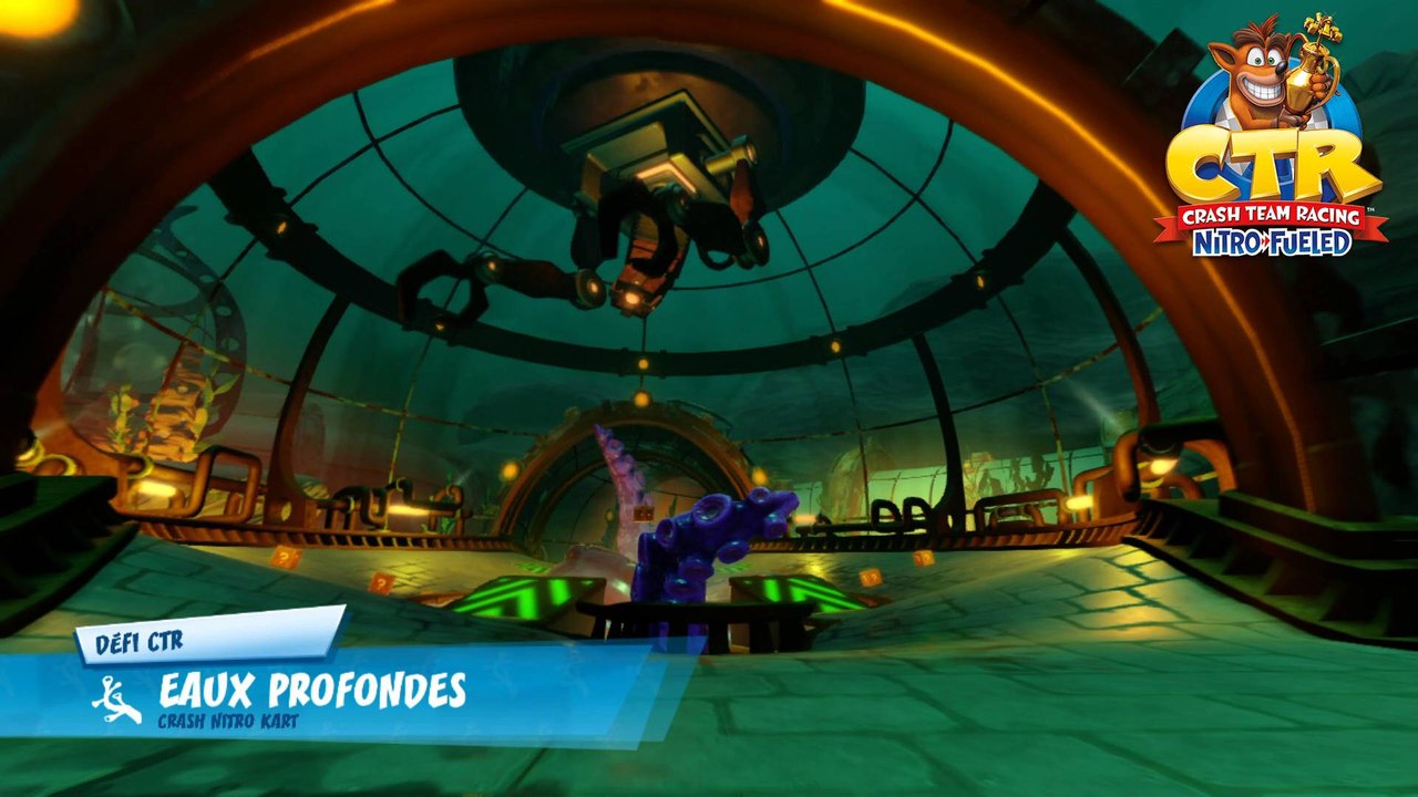 Défi lettres CTR - Eaux Profondes : guide Crash Team Racing Nitro-Fueled