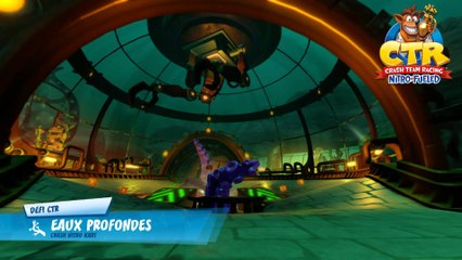 Défi lettres CTR - Eaux Profondes : guide Crash Team Racing Nitro-Fueled