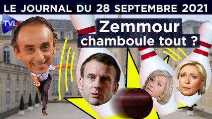 Zemmour va-t-il rebattre les cartes ? - JT du mardi 28 septembre 2021