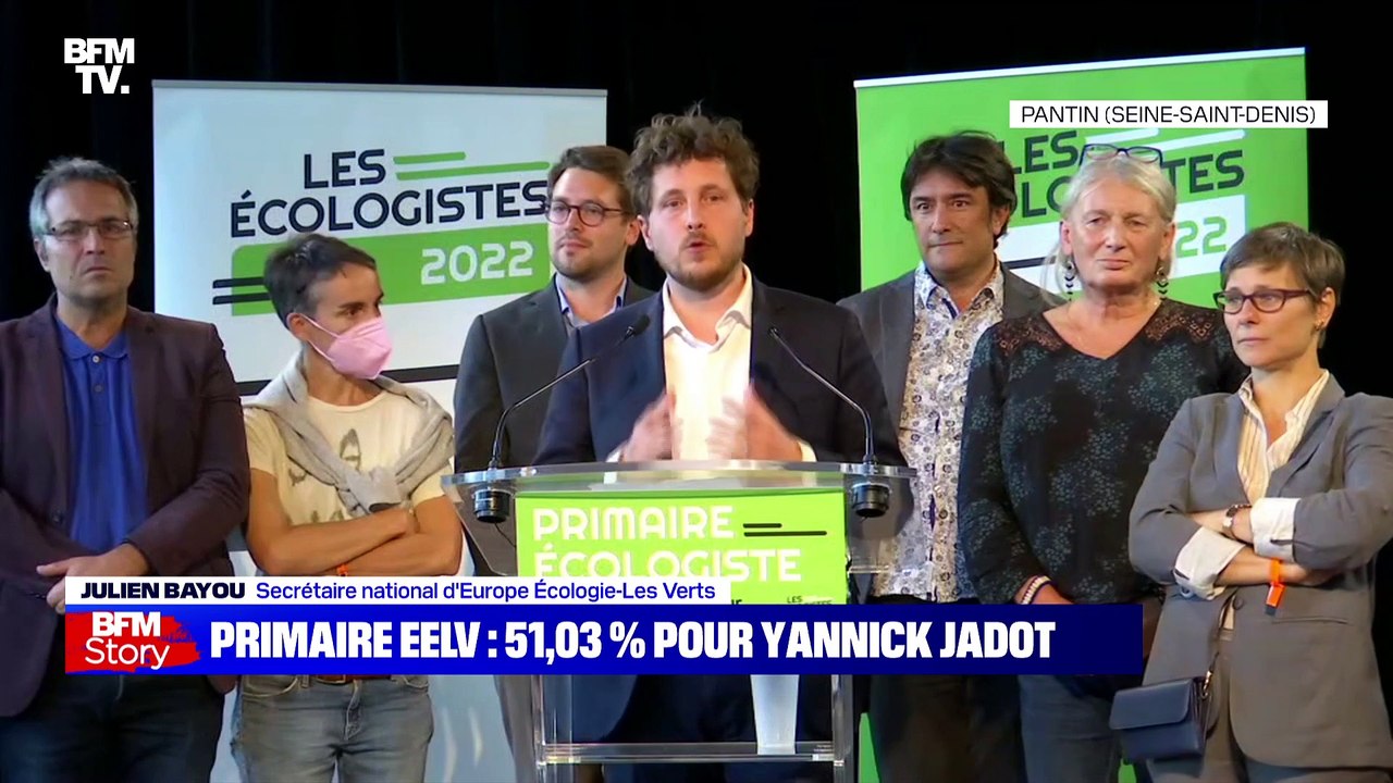 Story 3 : Yannick Jadot élu candidat des Verts pour 2022 - 28/09
