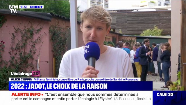 Alice Coffin: La balle est dans le camp de Yannick Jadot pour ne pas rompre la dynamique et l'élan que Sandrine Rousseau a réussi à créer