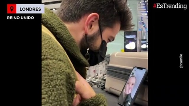 La emotiva reacción de Camilo en pleno aeropuerto por sus nominaciones en los Latin Grammy