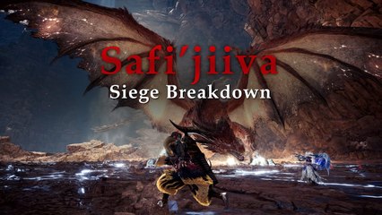 MHW Iceborne : Guide du Siège de Safi'jiiva, monstre
