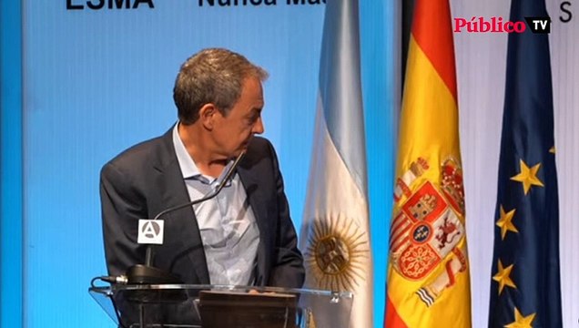 José Luis Rodríguez Zapatero: No se puede ser un demócrata auténtico si no se apoya la reivindicación de aquellos que sufrieron la injusticia de una dictadura