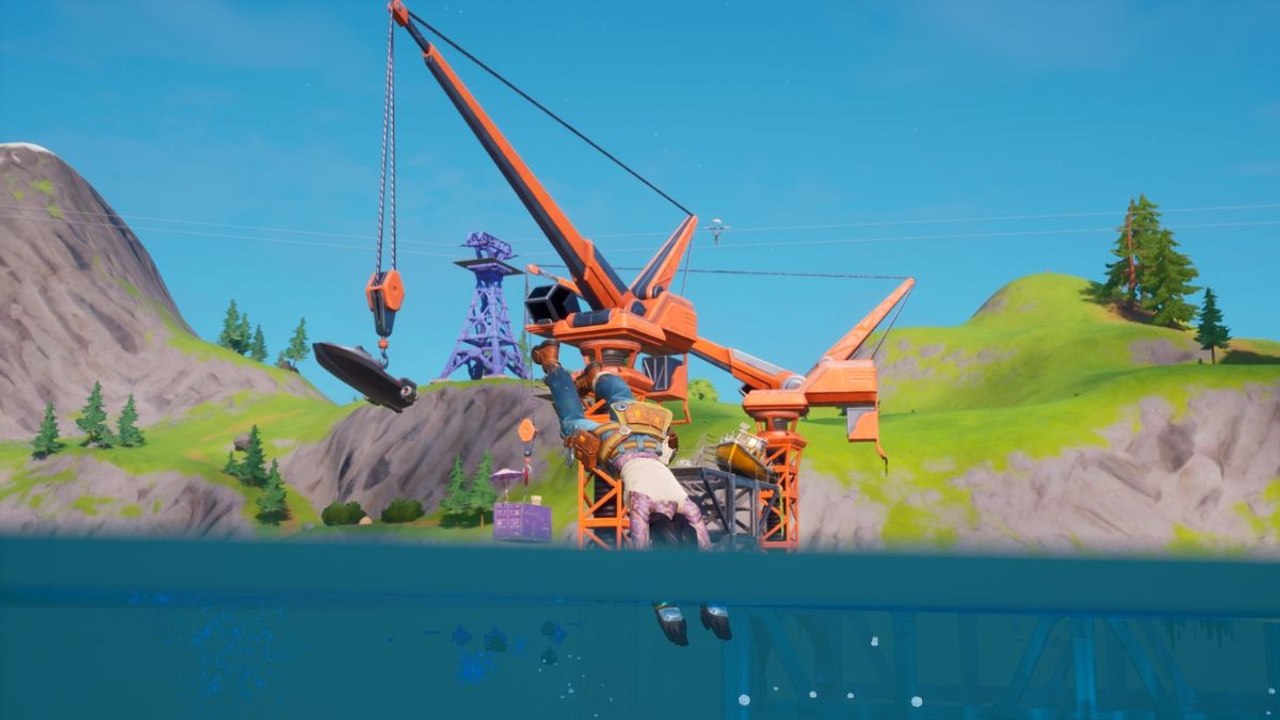 Fortnite : Réussir le défi de nage chronométré à Dirty Docks, défi Aquaman