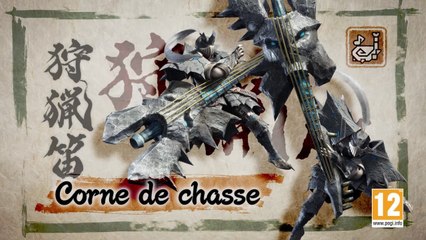 Tải video: Corne de chasse Monster Hunter Rise, arme : Combos, maniement, astuces... Guide complet