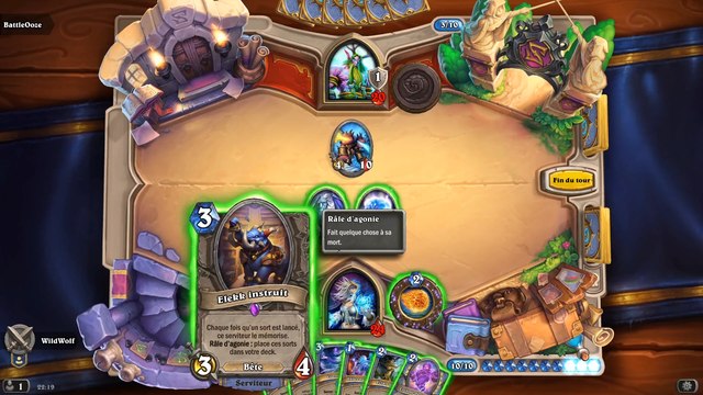 Hearthstone L'Académie de Scholomance : Elekk instruit, carte exclusive Millenium