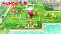 1-5 soluce Mario 3D World : Étoiles vertes et sceau, tampon
