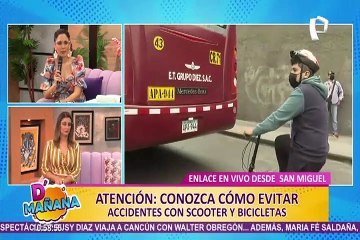 OJO: conoce estos datos y evita accidentes en scooter o bicicleta