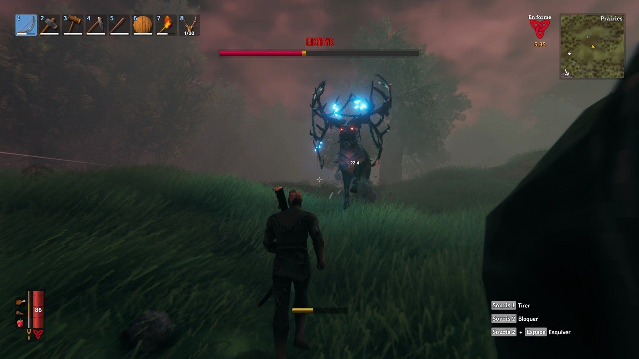 Eikthyr Valheim : Boss 1, comment l'invoquer et le battre, notre guide