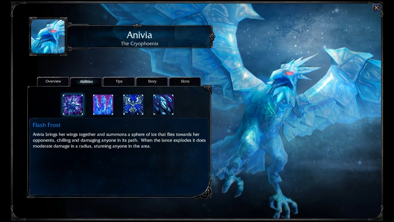 Tous les skins d'Anivia