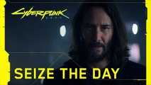 Cyberpunk 2077 : Seize the day, publicité avec Keanu Reeves