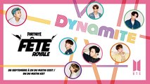 Fortnite : concert BTS, heure et date de l'événement sur le mode Fête Royale