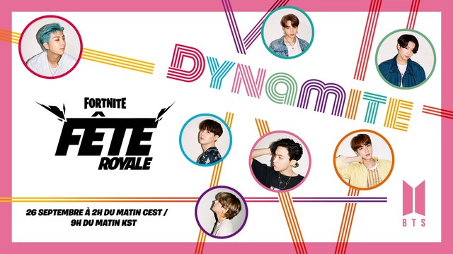 Fortnite : concert BTS, heure et date de l'événement sur le mode Fête Royale