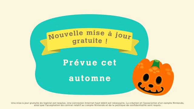 Animal Crossing New Horizons : la mise à jour d'automne arrive bientôt