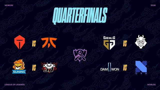 Worlds LoL 2020 : Les quarts de finale sont connus