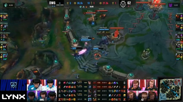 Worlds LoL 2020 : Recap de la demi-finale opposant G2 à DAMWON