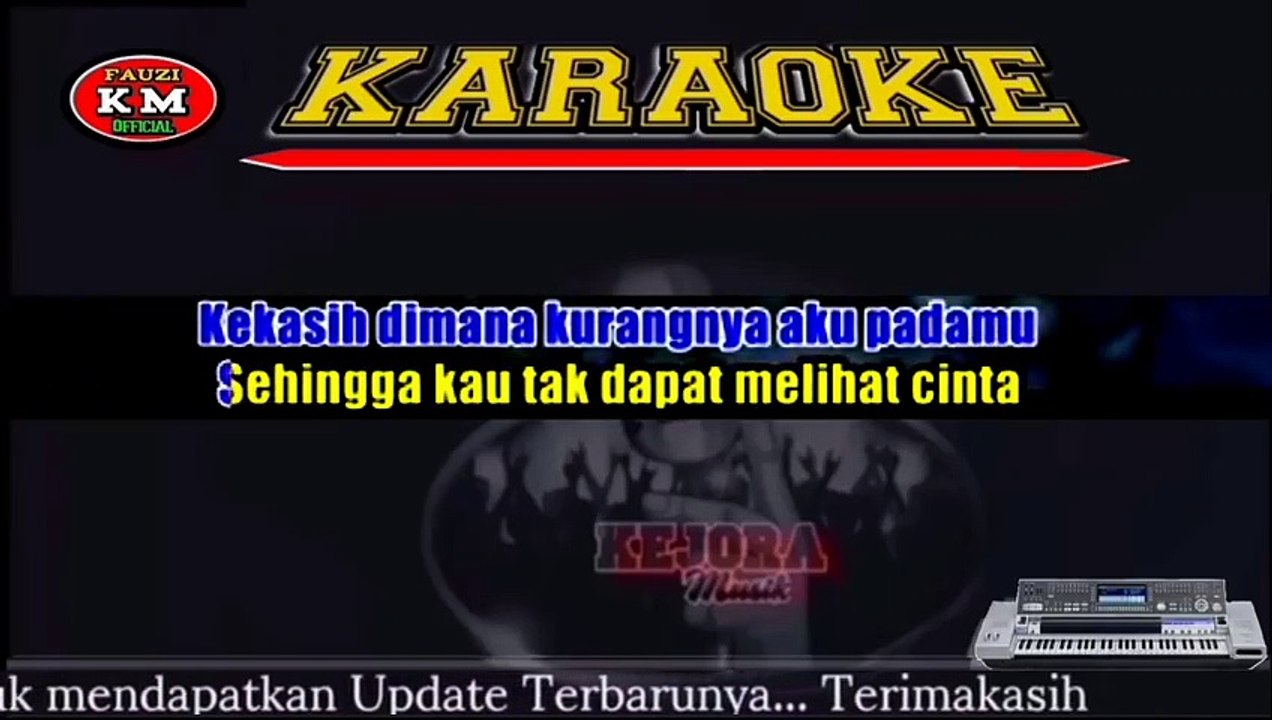 SEHARUSNYA AKU   Karaoke lirik Nada rendah