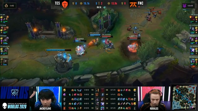 Recap du Jour 11 des Worlds 2020 de LoL : quart de finale Fnatic vs Top Esports