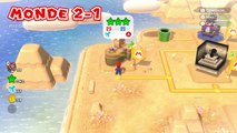 2-1 soluce Mario 3D World : Étoiles vertes et sceau, tampon