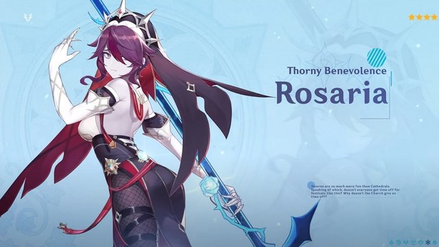 Genshin Impact : Rosalia et le retour de Venti dans les nouvelles bannières de la 1.4