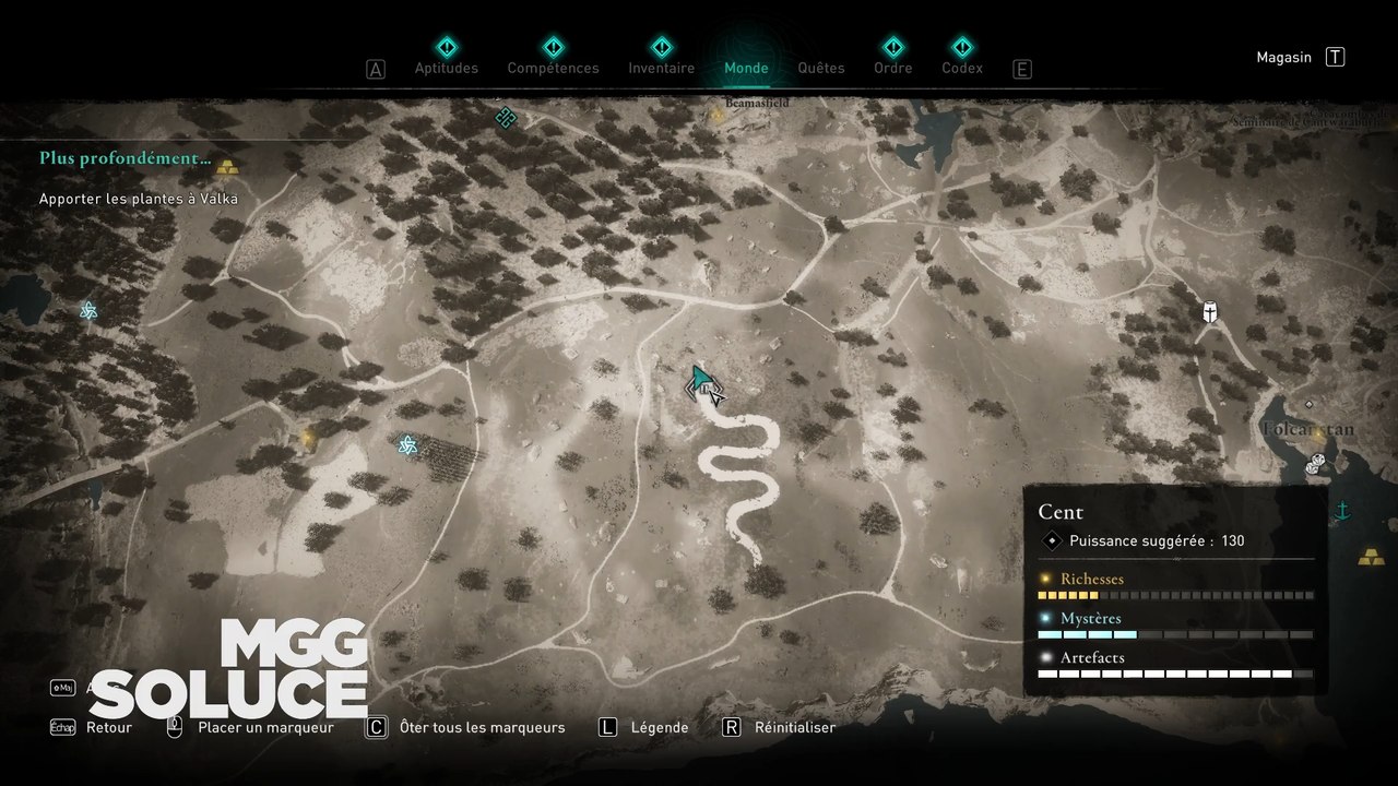 AC Valhalla : Soluce de la carte au trésor de Cent