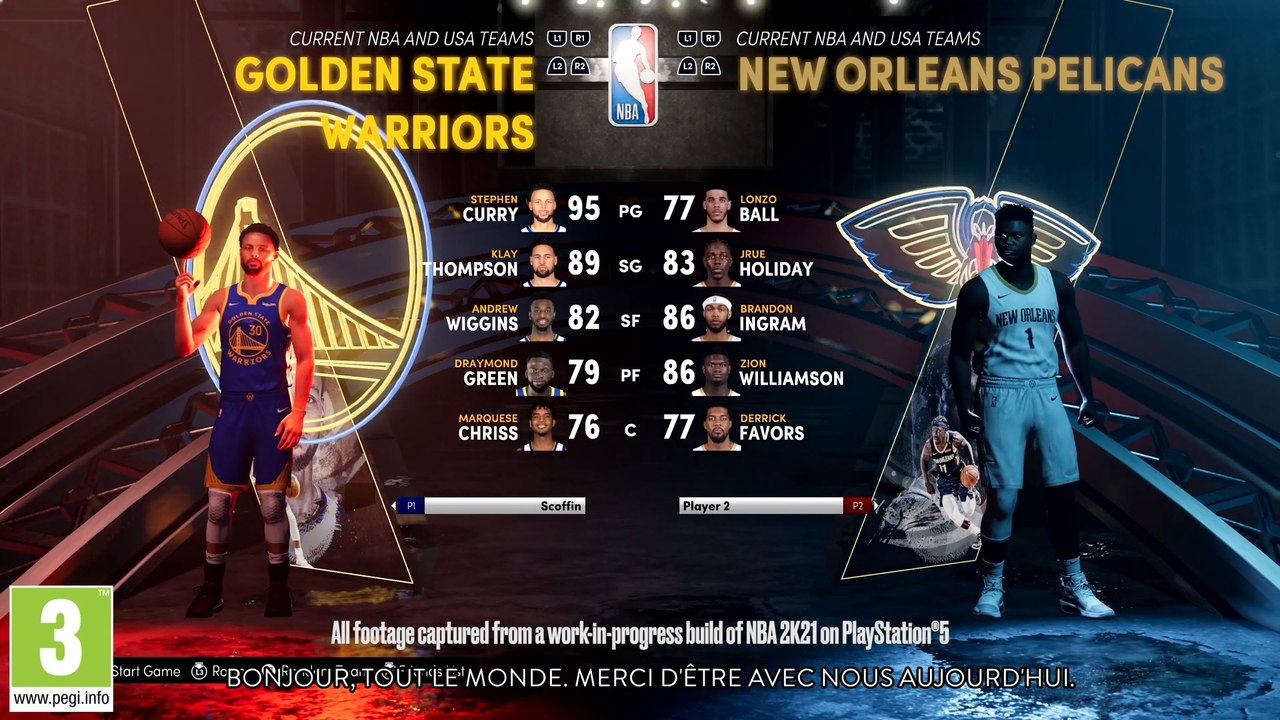 Gameplay PS5 de NBA 2K21 et commentaires des développeurs